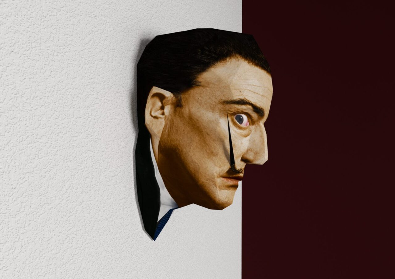 Salvador Dalí Paper Craft