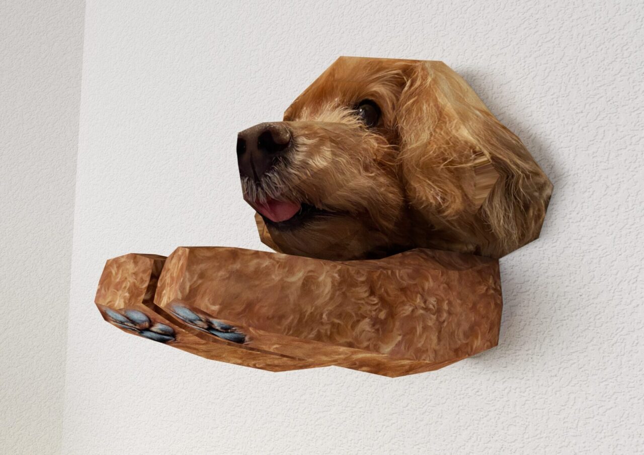 Poodle Paper Craft